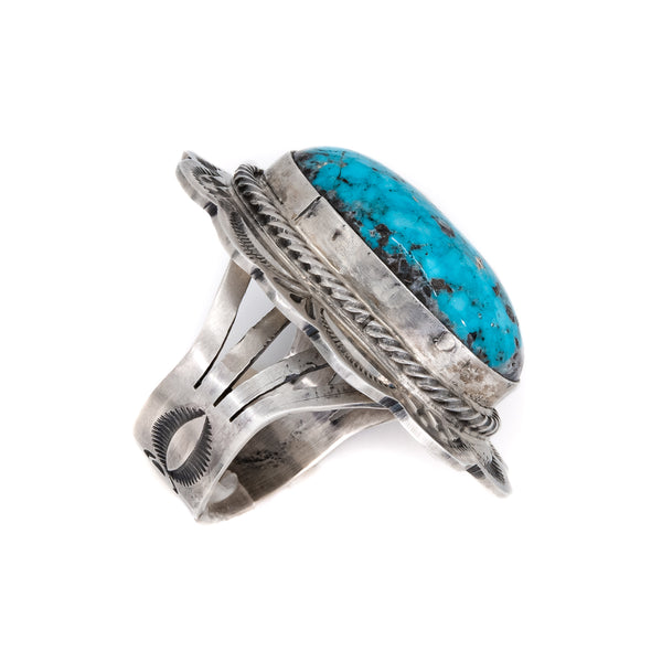 Kingman Ithaca Waterweb Turquoise Ring