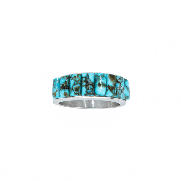 Kingman Turquoise Inlay Ring