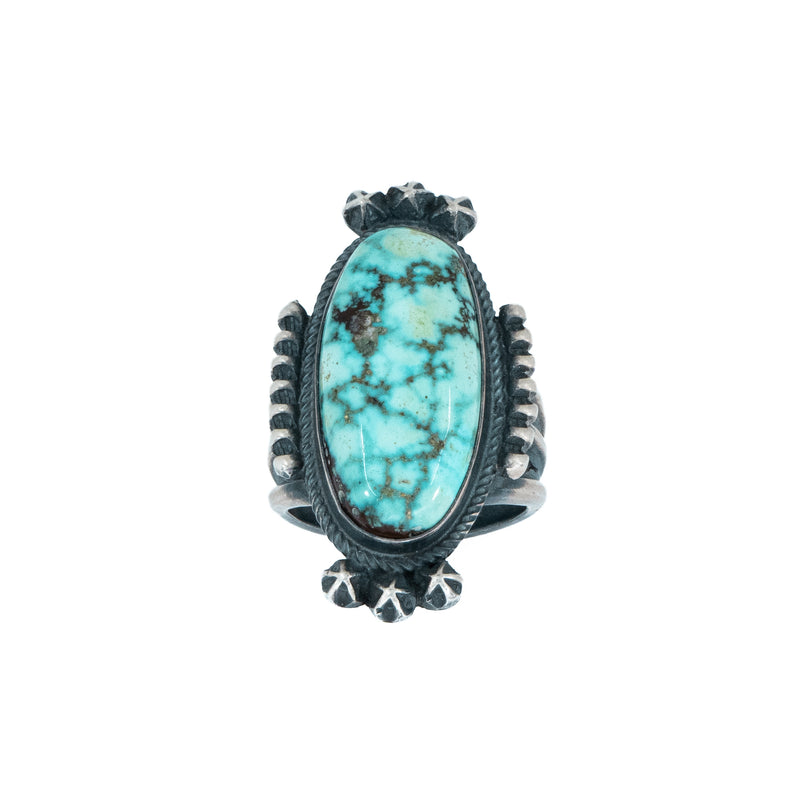 Kingman Waterweb Turquoise Ring
