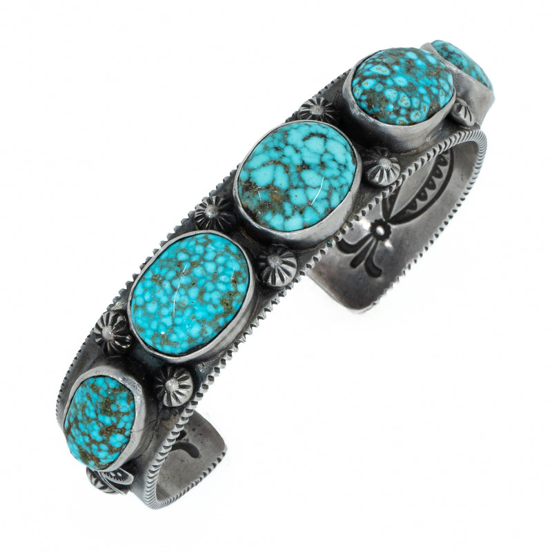 Kingman Turquoise Mountain Cuff Bracelet