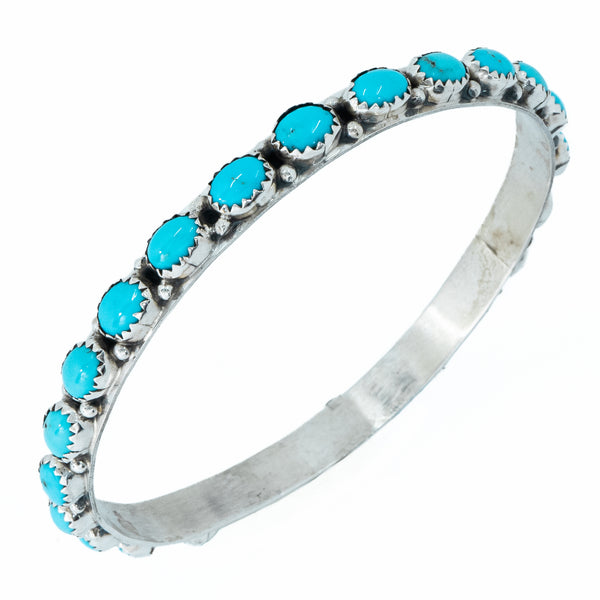 Sleeping Beauty Turquoise Bangle Bracelet