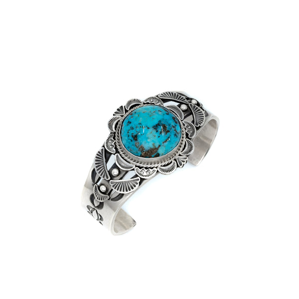 Kingman Ithaca Turquoise Cuff Bracelet